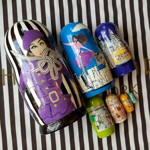 ❗Henri Bendel Rare Complete Wooden Russian Doll Set❗